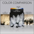 thumbnail image 3 of Wintergreen Lighting White LED String Lights Holiday Lightings, 17' (25 Count), 3 of 7