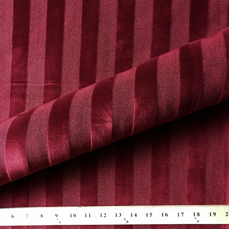 Wholesale Luxe Triple Velvet Fabric Ruby Red 30 yard bolt