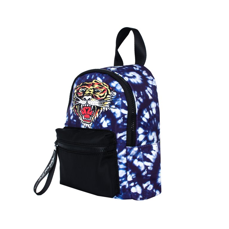 エドハーディー　リュック Ed Hardy Josh Embroidered Tiger Backpack - Black エド