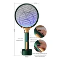 thumbnail image 5 of 1200mAh Electric Mosquito Swatter LED Rechargeable Anti Fly Bug Zapper Killer Racket Pest Control Product, 5 of 10