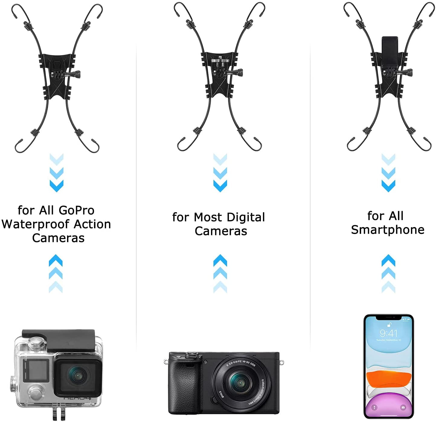 Buy Net/Fence Mount Camera Backstop Compatible with GoPro Action