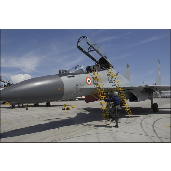 24"x36" Gallery Poster, Indian Air Force Nellis Red Flag1