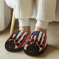 thumbnail image 4 of Whosucclay Slippers for Women Mens Winter Warm Memory Foam Cotton Home Slippers Soft Plush Fleece Slip on House Slippers for Girls Indoor Outdoor Shoes, 4 of 6