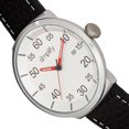 thumbnail image 3 of Simplify The 7100 Leather-Band Watch W/Date - Black/Silver, 3 of 3