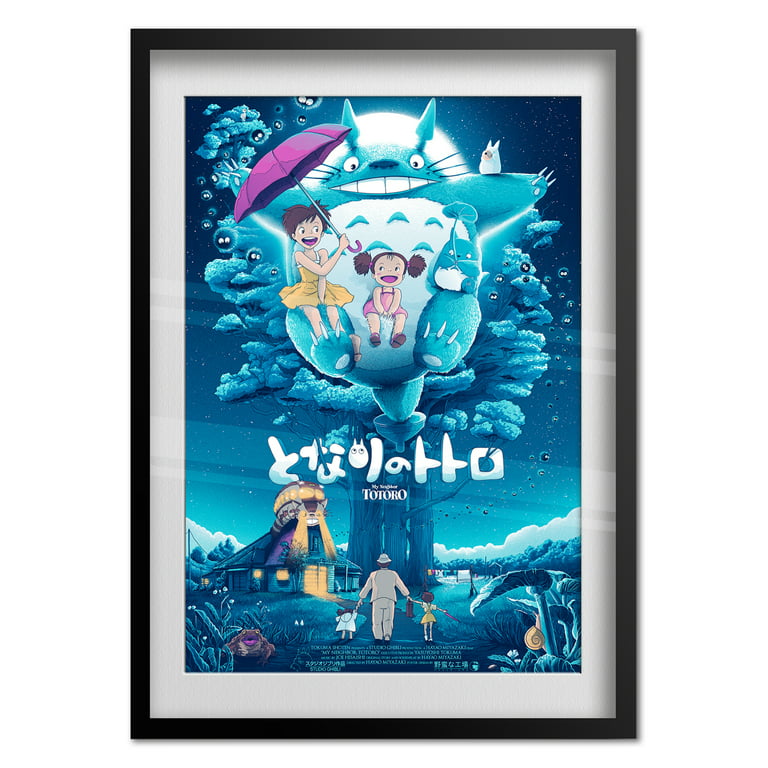 manuskript animation Pudsigt My Neighbor Totoro Poster - Studio Ghbili Art - High Quality Prints 18x24 -  Walmart.com