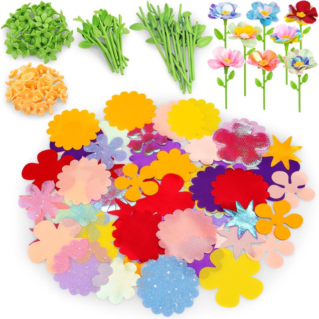 Juego de accesorios y ramos de flores de tela Toyly DIY