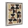 thumbnail image 4 of Stupell Industries Midcentury Geometric Arches Abstract Painting Gray Floater Framed Canvas Art Print Wall Art, 25 x 31, 4 of 10