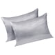 thumbnail image 3 of Toystoory 2 uds funda de almohada poliéster satén funda de almohada ropa de cama funda de almohada para dormir Juegos de cama gris 51*66cm Toystoory HA003643-10, 3 of 6