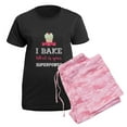 thumbnail image 5 of CafePress - Baking T Shirt Pajamas - Women's Short Sleeve Print T-Shirt and Pants Dark Cotton Pajama Set, 5 of 7