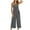 Black jumpsuits women dressy, variant on Summer Saving Wycnly Jumpsuits for Women Dressy Beach Boho Spaghetti Strap Long Jumpsuits with Belt Summer Square Neck Sleeveless Polka Dots Print Maxi Trendy Rompers Wine l