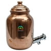 Beautiful Hammered Copper Water Dispenser Container Pot Matka Storage Water 68OZ