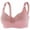 06-Watermelon Red, variant on Yutgune Minimizer Bras for Women Full Figure Wireless Bras for Women Double Support Full Coverage Leisure Bra