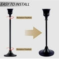 thumbnail image 5 of ZJQYDS Candlestick Holders,Taper Candle Holder for Candlesticks Black Candelabra Candle Holder Vintage Candle Stick Candle Holders for Fireplace Party Dining Home, 5 of 8