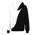 thumbnail image 3 of Wancir Women's Color Block Zip Up Hoodie Sweatshirt Casual Long Sleeve Drawstring Jacket Sweater with Pockets, 3 of 5