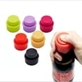 thumbnail image 3 of 2pcs/Set Reusable Cola Pump Frizzy Carbonation Keeper Bottle Stopper Drink Sealer Beverage Saver Soda Cap PURPLE 2PCS, 3 of 8