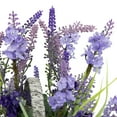 thumbnail image 4 of Northlight Lavender Bouquet in "Flower" Spring Basket with Handle - 12", 4 of 7