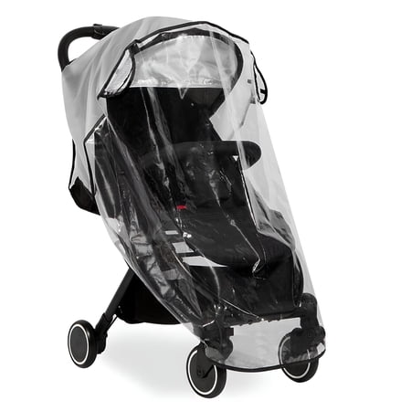 BESTSKY Stroller Rain Cover,Universal Travel Weather Shield Breathable Baby Stroller Rain Cover for Windproof,Clear Visibility,Waterproof,Protect from Sun Dust Snow