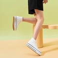 thumbnail image 5 of Chaussures en Toile à Plateforme pour Femmes Confortables Mi-Mollet, 5 of 5