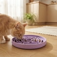 thumbnail image 6 of Dog Silicone Food Bowl Slow Feeder Pet Meal Basin with Non-Slip Suction Base for Mess-Free Feeding Experience, Purple, 6 of 7