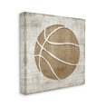 thumbnail image 3 of Stupell Industries Rustic Basketball Silhouette Shape Sports Team Ball Graphic Art Gallery Wrapped Canvas Print Wall Art, Design by Natalie Carpentieri, 3 of 7