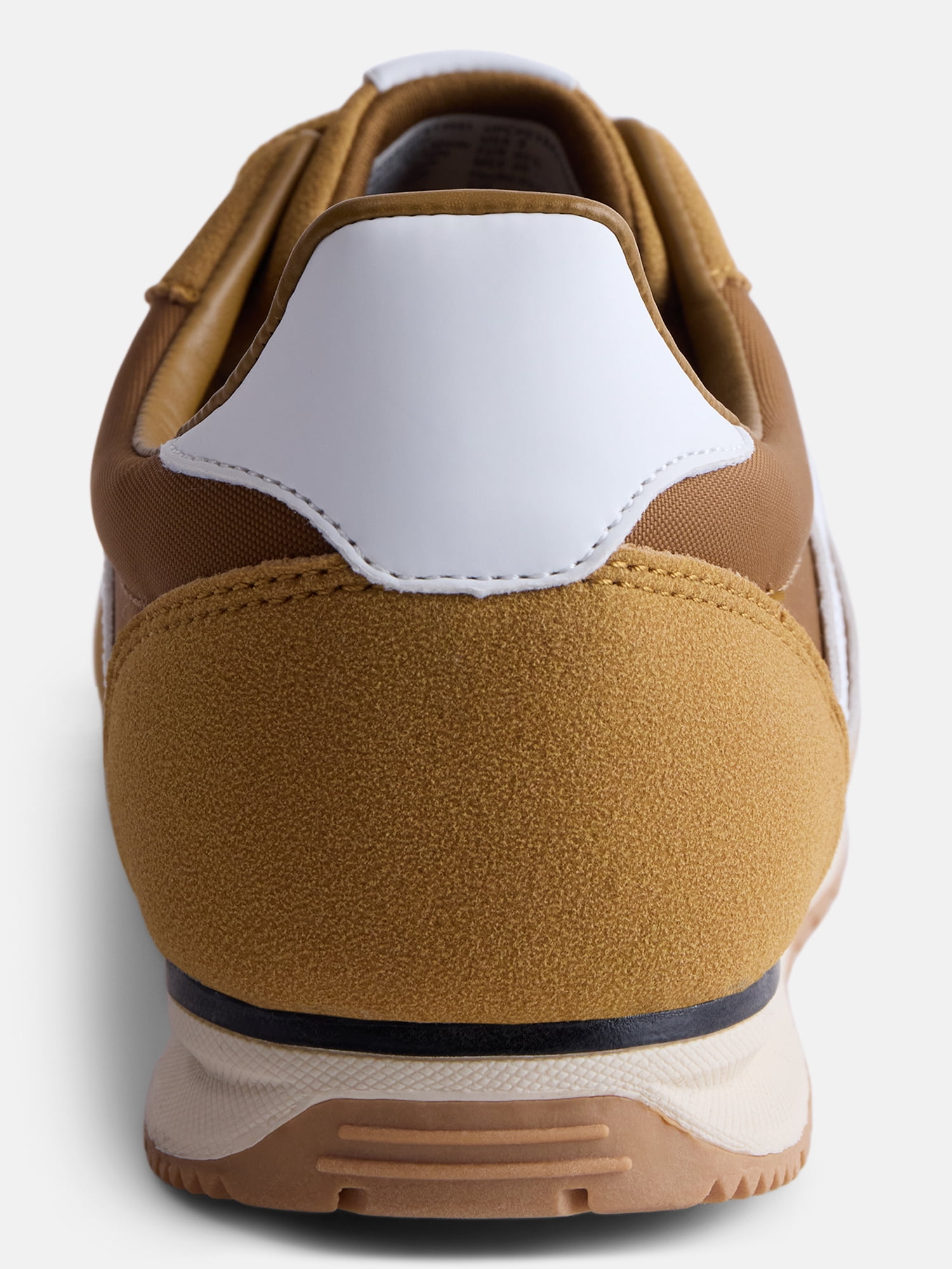 No Boundaries Women's Faux Leather and Suede Retro Inspired Lace Up Sneakers