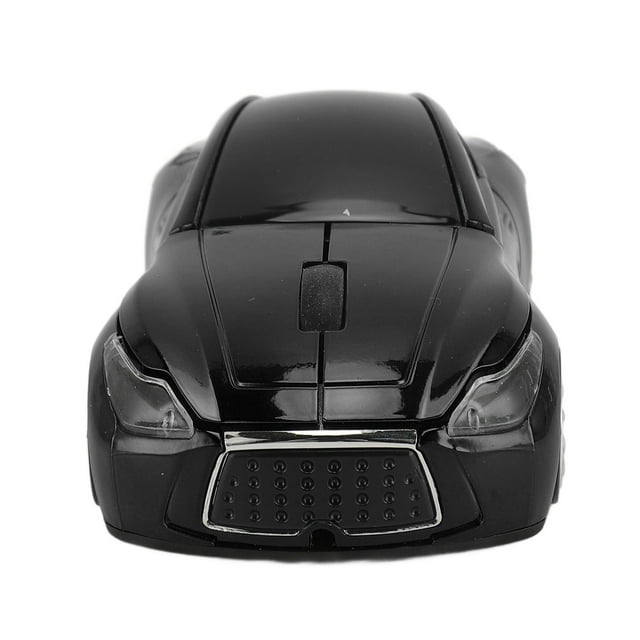 Ergonomic Sports Car Style Mouse with 2.4GHz USB Receiver, 1600DPI Optical Sensor, Auto Sleep for PC Laptop