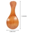 thumbnail image 4 of Yongwei spoons 2Pcs Small Wooden Spoons Seasoning Spoons Reusable Wood Spoons Tea Scoops Kitchen Supplies, 4 of 10
