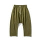 thumbnail image 4 of Pantalones largos para hombre, casuales, de moda, para vacaciones, con bolsillos y cintura elástica, lisos y empalmados., 4 of 5