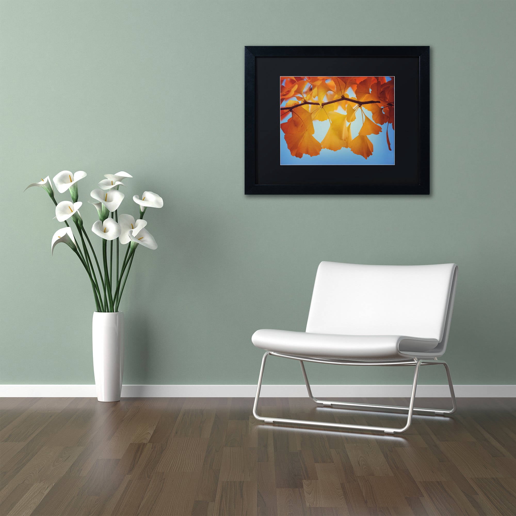 "Spiritual Food" Canvas Art by Philippe Sainte-Laudy Black Matte, Black Frame