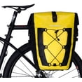 thumbnail image 3 of ROCKBROS Bicycle Pannier 27L Large Capacity Rear Rack Pannier Bag Waterproof for Grocery/Touring/Cycling Yellow, 3 of 10