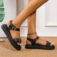 thumbnail image 5 of asdoklhq Women's Sandals Shoes,Women's Sandals On Clearance,Women Sandals Casual Ladies Shoes Solid Color Platform Open Toe Slip-On Female Sandalias Light Comfort, 5 of 9