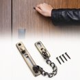 thumbnail image 1 of Cerradura antirrobo para puerta de hotelcadena de pernosseguridad para niñoscerradura para el hogar (cian) Ndcxsfigh Libre de BPA, 1 of 9