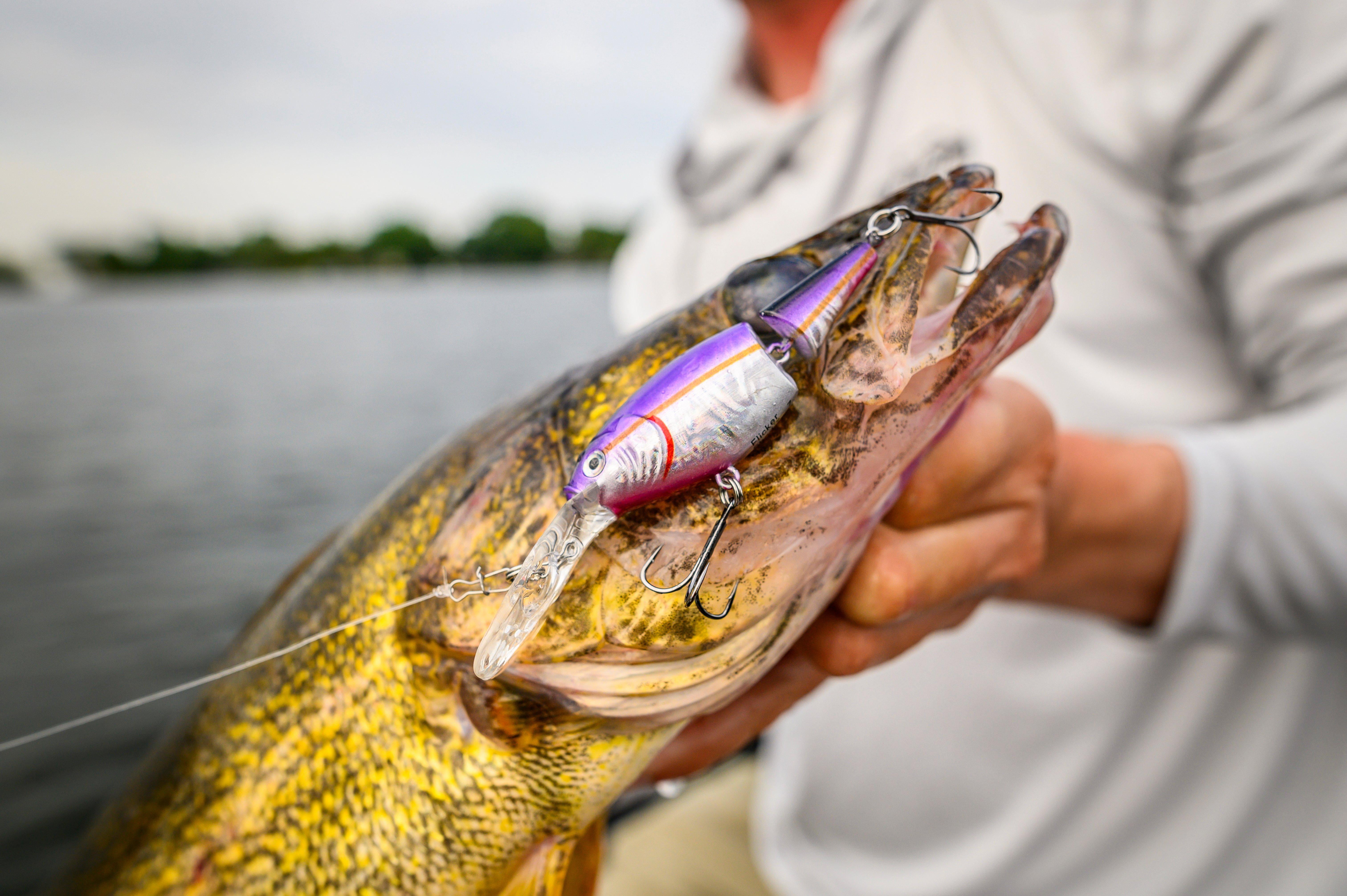 Berkley Flicker Shad Jointed Fishing Lure, HD Threadfin Shad, 1/3 oz