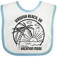 thumbnail image 3 of Inktastic Summer Vacation Mode Virginia Beach Virginia Boys or Girls Baby Bib, 3 of 4