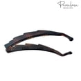 thumbnail image 2 of Parcelona French Curvy Rectangle Brown Large Banana Hair Clip, 2 of 7
