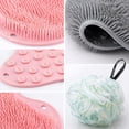 thumbnail image 7 of Shower Foot and Back Scrubber Massage Pad, Silicone Foot Scrubber Mat for Shower with Suction Cups, Wall Mount Back Cleaner, Non Slip Exfoliating Foot Brush for Men Women Seniors (B,1PC), 7 of 7
