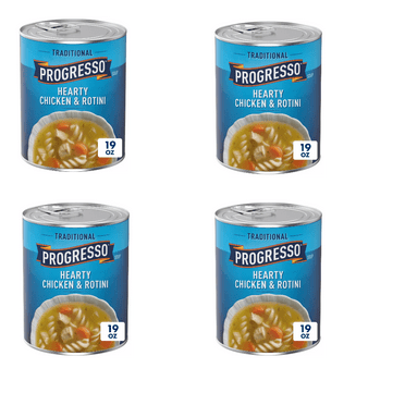Progresso Traditional Hearty Chicken & Rotini Soup -pack of 4