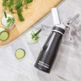 thumbnail image 2 of EurKitchen - Dispensador profesional de crema batida de aluminio, sin fugas, con 3 boquillas de decoraci&oacute;n y cepillo para polvo de limpieza, 1 pinta/500 ml, cargador N2O (no inc EurKitchen NA, 2 of 5