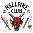 thumbnail image 2 of Netflix Men's Stranger Things Welcome to the Hellfire Club Tank Top White X Large, 2 of 4
