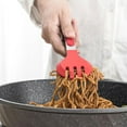 thumbnail image 1 of Paokuoon Pince Alimentaire en Acier Inoxydable Pinces Alimentaires en Silicone Non Rayantes avec Support Poignée Résistante à la Chaleur Confortable Pince Alimentaire Polyvalente, 1 of 6
