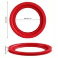 thumbnail image 4 of 3pc 385311658 Silicone RV Toilet Seal Flush Ball for For Dometic 300 310 320 Trailer, 4 of 10