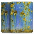 thumbnail image 2 of DesignSkinz Blue Metal with Gold Rust Full-Body Skin Decal Wrap Cover for iPad 7th Gen 10.2”(A2197/A2200), 2 of 4