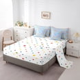 thumbnail image 5 of Castle Fairy Cartoon Bow Twin Bedding Sets,Kawaii Love Heart Print Bedding Comforter Set, 5 of 8