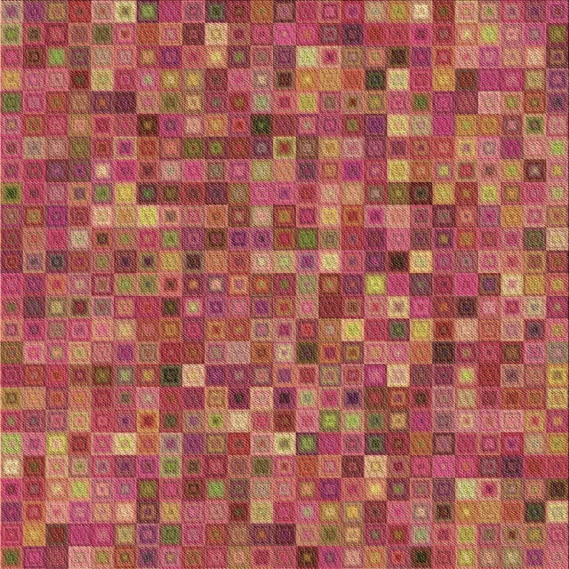 Ahgly Company Tapis d'Intérieur Lavable à la Machine, Carré, Transitionnel, Rouge Cramoisi, Tapis de Zone, 4 Pieds Carré
