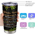 thumbnail image 2 of 50th Anniversary Wedding Gifts, 50 year Anniversary Tumbler Gift Ideas for Couple Parents Friends, Golden 50th Anniversary Decorations Gifts for Her Him Grandparents, 2 of 6
