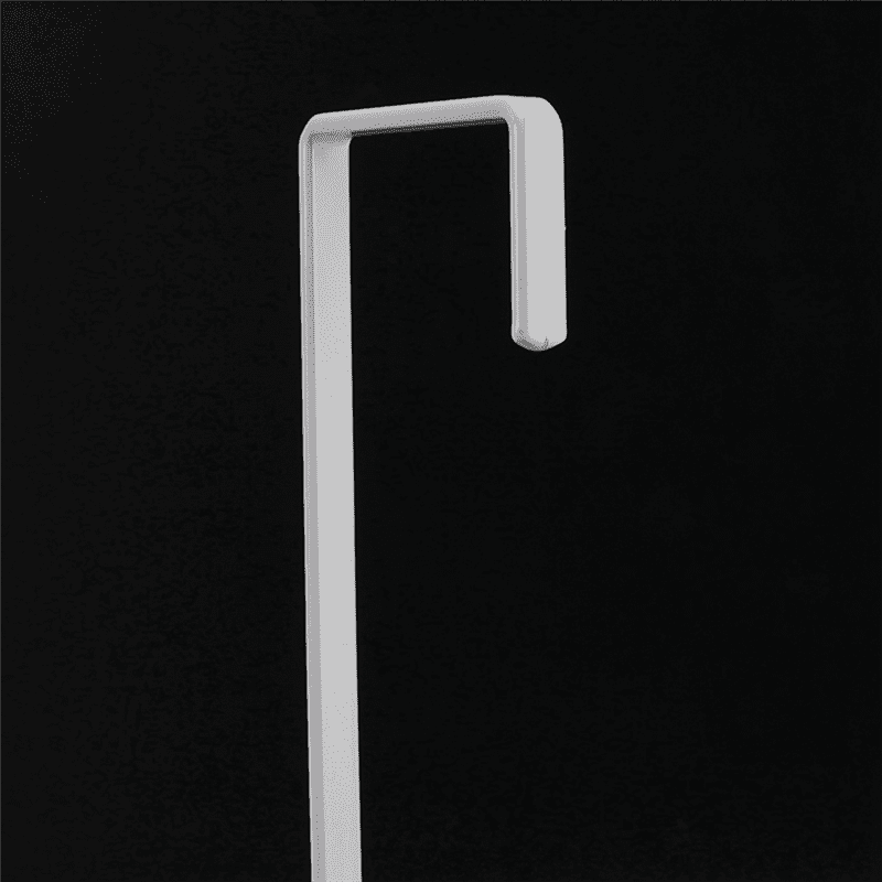 Kzxbty 3X Over Door Wreath Hook Thin Metal Over Door Wreath Holder