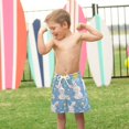 thumbnail image 4 of FORMRS Boys Swim Trunks Quick Dry Mesh Liner Boardshorts Sizes XS-XL, Cartoon Easter Bunnies, 4 of 7
