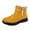 Yellow, variant on Stylish Women's Ankle Boots - Winter Fashionable Lined Comfortable -On Casual Footwear