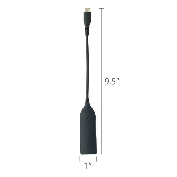 onn USB Type C 3 in 1 Adapter with 4 inch cable - Walmart Business