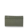 thumbnail image 3 of Time and Tru Women's Scarlet Envelope Wallet, Dark Olive, 3 of 4